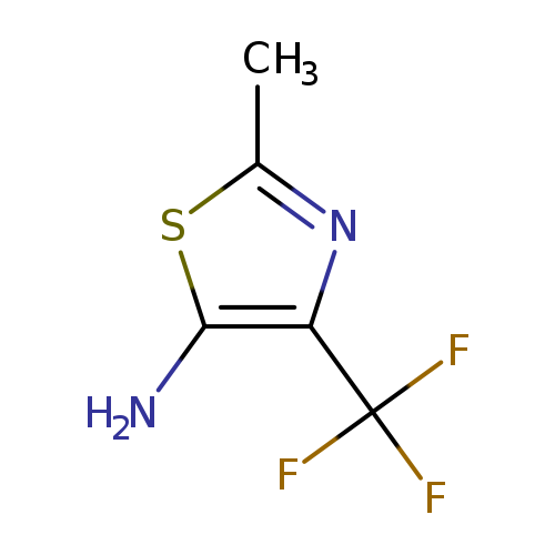 Cc1sc(c(n1)C(F)(F)F)N