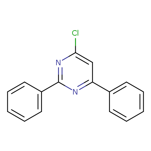 Clc1cc(nc(n1)c1ccccc1)c1ccccc1