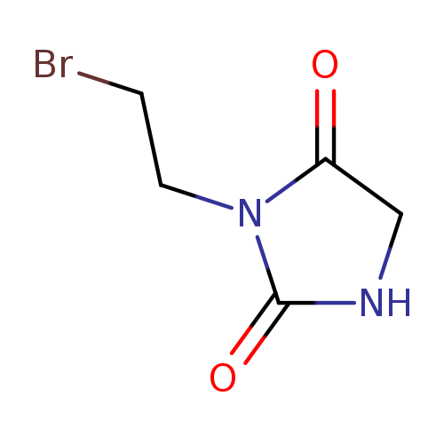 BrCCN1C(=O)CNC1=O
