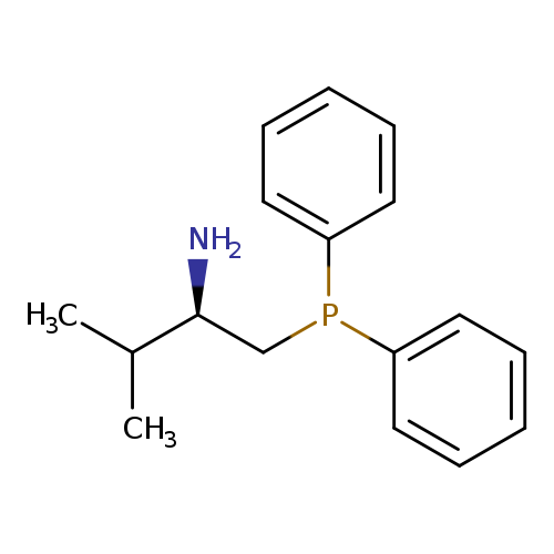 N[C@H](C(C)C)CP(c1ccccc1)c1ccccc1
