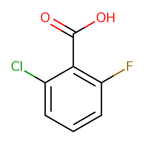 OC(=O)c1c(F)cccc1Cl