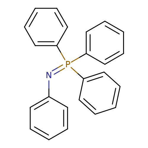 c1ccc(cc1)N=P(c1ccccc1)(c1ccccc1)c1ccccc1