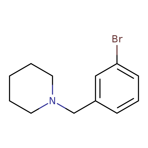 Brc1cccc(c1)CN1CCCCC1