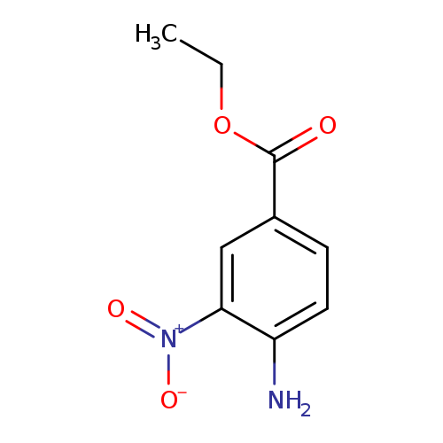 CCOC(=O)c1ccc(c(c1)[N+](=O)[O-])N