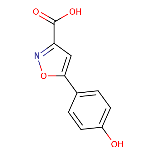 Oc1ccc(cc1)c1onc(c1)C(=O)O