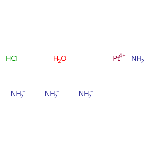 O.Cl.[Pt+4].[NH2-].[NH2-].[NH2-].[NH2-]