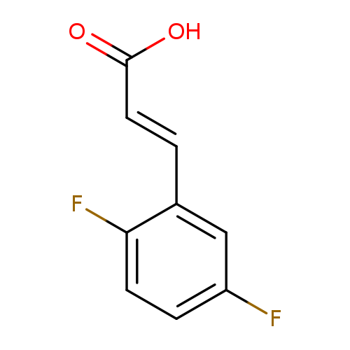 OC(=O)/C=C/c1cc(F)ccc1F