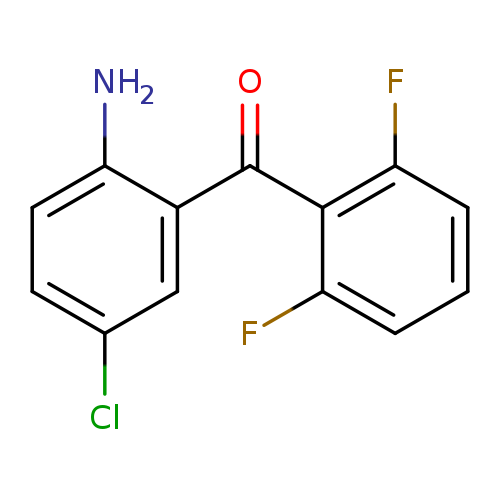 Clc1ccc(c(c1)C(=O)c1c(F)cccc1F)N