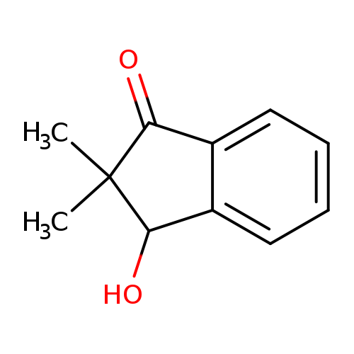 OC1c2ccccc2C(=O)C1(C)C
