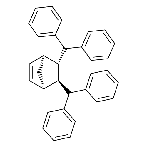 C1=C[C@H]2C[C@@H]1[C@@H]([C@H]2C(c1ccccc1)c1ccccc1)C(c1ccccc1)c1ccccc1