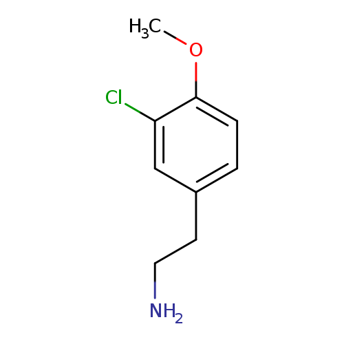 NCCc1ccc(c(c1)Cl)OC