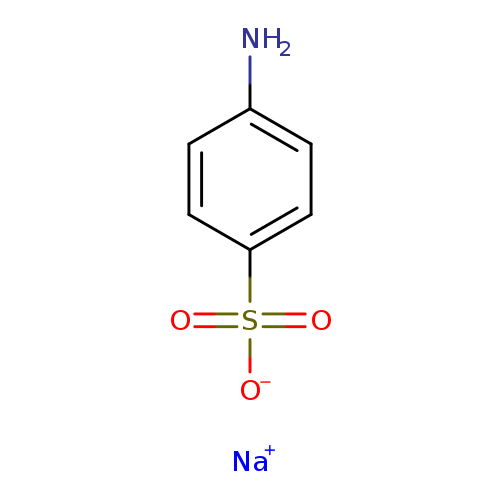 Nc1ccc(cc1)S(=O)(=O)[O-].[Na+]