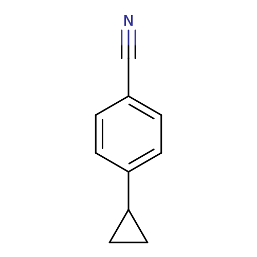 N#Cc1ccc(cc1)C1CC1