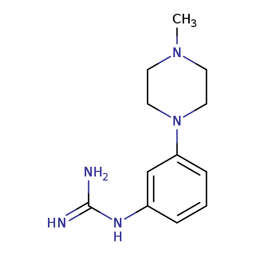 CN1CCN(CC1)c1cccc(c1)NC(=N)N