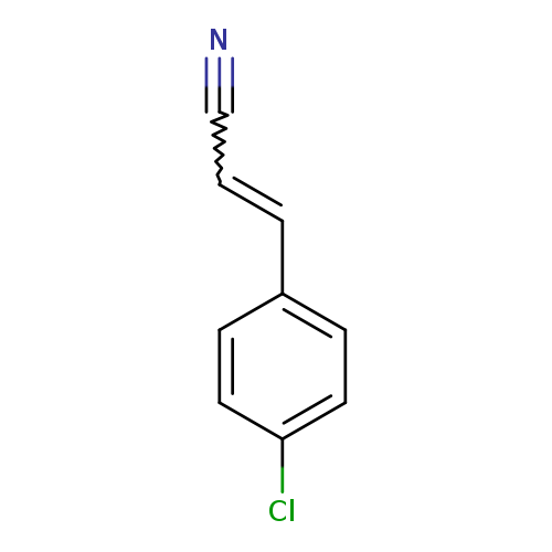 N#CC=Cc1ccc(cc1)Cl