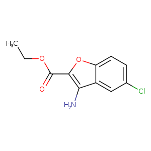 CCOC(=O)c1oc2c(c1N)cc(cc2)Cl