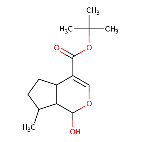 CC1CCC2C1C(O)OC=C2C(=O)OC(C)(C)C