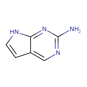 Nc1ncc2c(n1)[nH]cc2