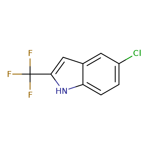 Clc1ccc2c(c1)cc([nH]2)C(F)(F)F