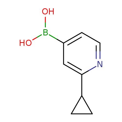 OB(c1ccnc(c1)C1CC1)O