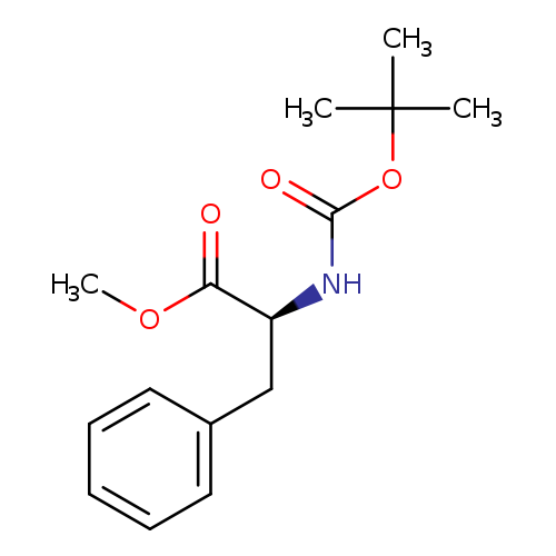 COC(=O)[C@H](Cc1ccccc1)NC(=O)OC(C)(C)C