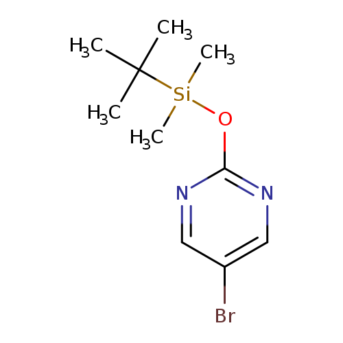 CC([Si](Oc1ncc(cn1)Br)(C)C)(C)C