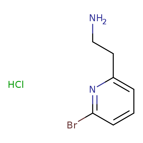 NCCc1cccc(n1)Br.Cl