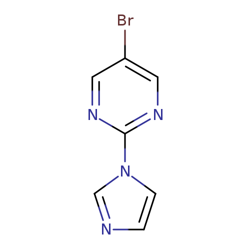 Brc1cnc(nc1)n1cncc1