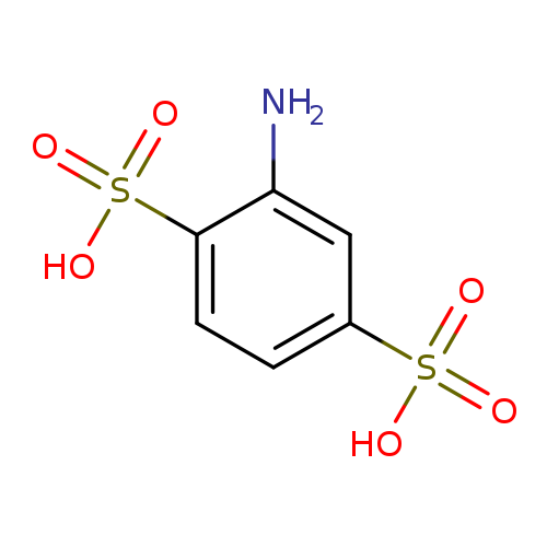 Nc1cc(ccc1S(=O)(=O)O)S(=O)(=O)O