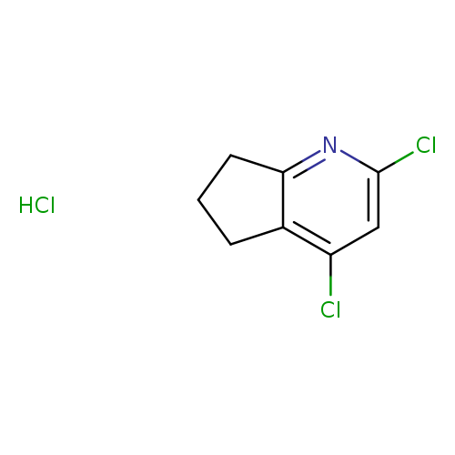 Clc1cc(Cl)c2c(n1)CCC2.Cl