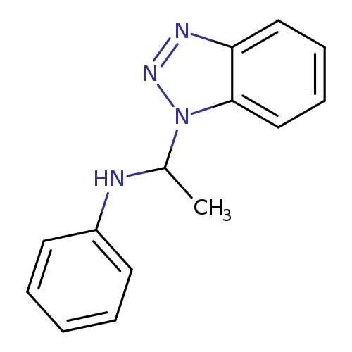 CC(n1nnc2c1cccc2)Nc1ccccc1