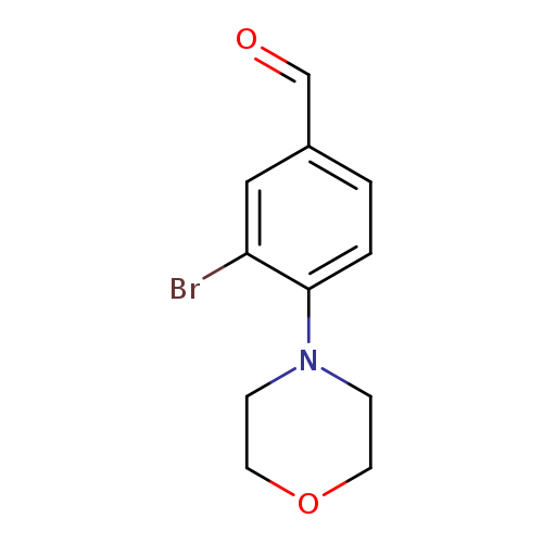 O=Cc1ccc(c(c1)Br)N1CCOCC1