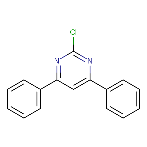 Clc1nc(cc(n1)c1ccccc1)c1ccccc1