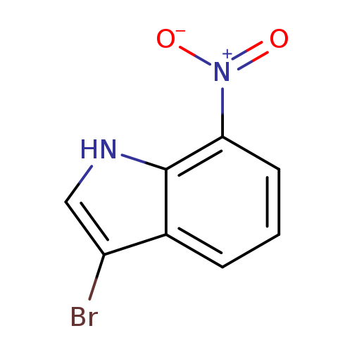 [O-][N+](=O)c1cccc2c1[nH]cc2Br