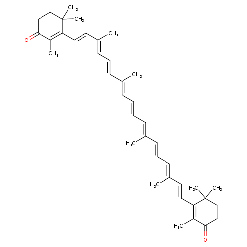 C/C(=C\C=C\C=C(\C=C\C=C(\C=C\C1=C(C)C(=O)CCC1(C)C)/C)/C)/C=C/C=C(/C=C/C1=C(C)C(=O)CCC1(C)C)\C