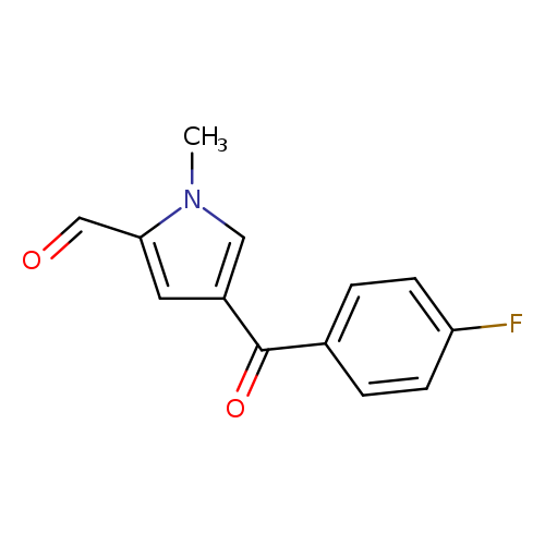 O=Cc1cc(cn1C)C(=O)c1ccc(cc1)F