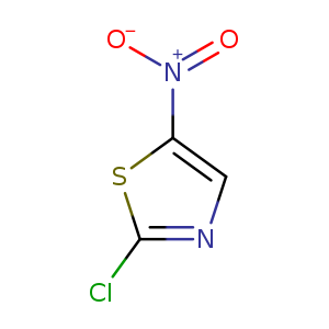 [O-][N+](=O)c1cnc(s1)Cl