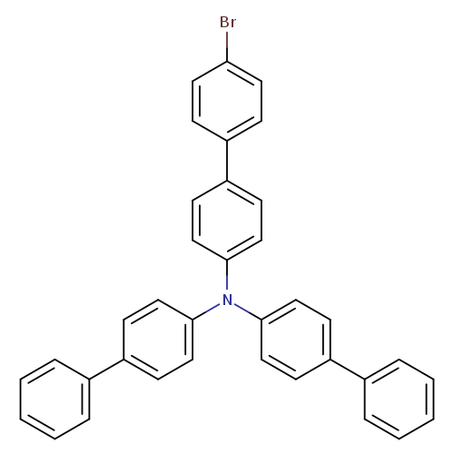 Brc1ccc(cc1)c1ccc(cc1)N(c1ccc(cc1)c1ccccc1)c1ccc(cc1)c1ccccc1