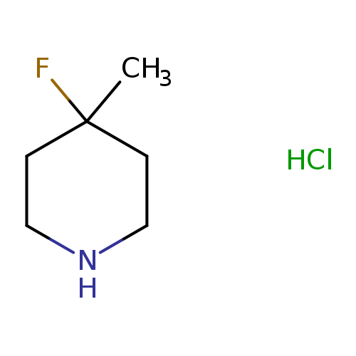 CC1(F)CCNCC1.Cl