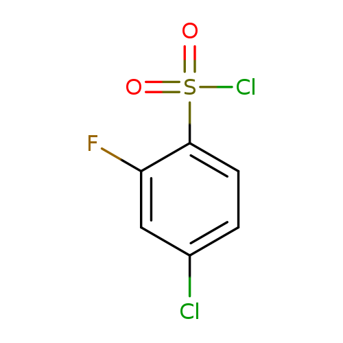 Clc1ccc(c(c1)F)S(=O)(=O)Cl