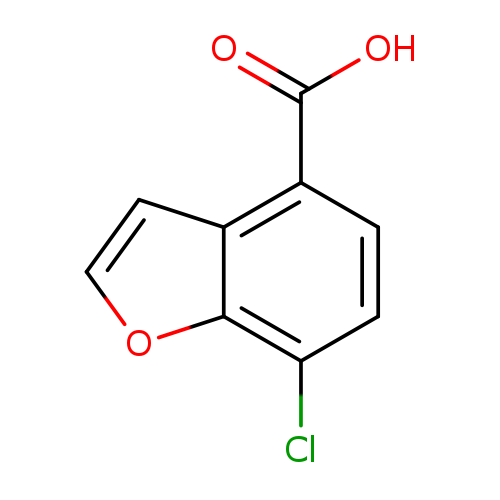 OC(=O)c1ccc(c2c1cco2)Cl