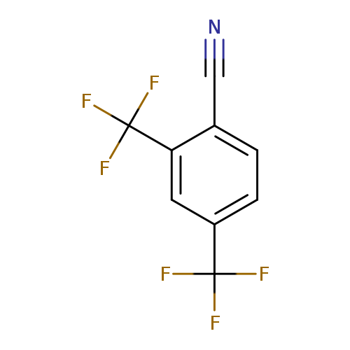 N#Cc1ccc(cc1C(F)(F)F)C(F)(F)F