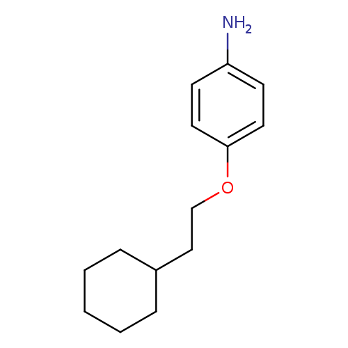 Nc1ccc(cc1)OCCC1CCCCC1