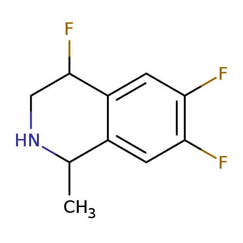 FC1CNC(c2c1cc(F)c(c2)F)C