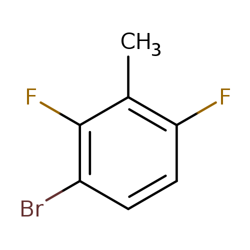 Fc1ccc(c(c1C)F)Br