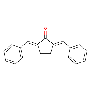 O=C1/C(=C/c2ccccc2)/CC/C/1=Cc1ccccc1