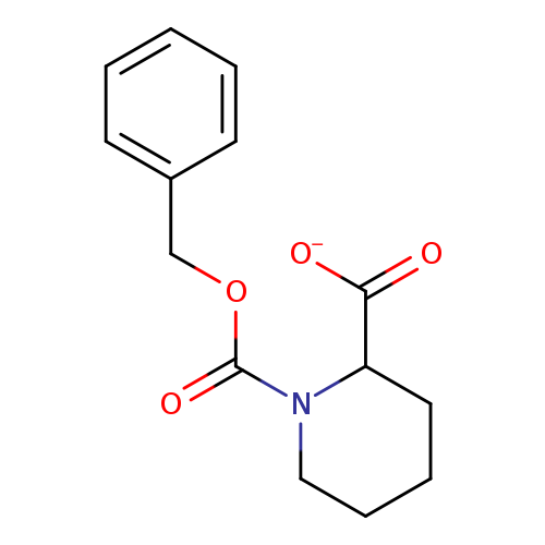 [O-]C(=O)C1CCCCN1C(=O)OCc1ccccc1