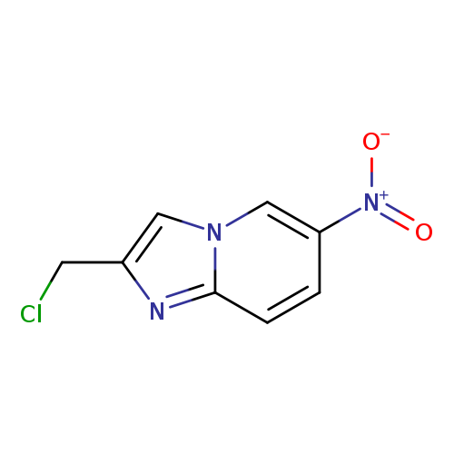 ClCc1nc2n(c1)cc(cc2)[N+](=O)[O-]