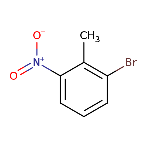 [O-][N+](=O)c1cccc(c1C)Br