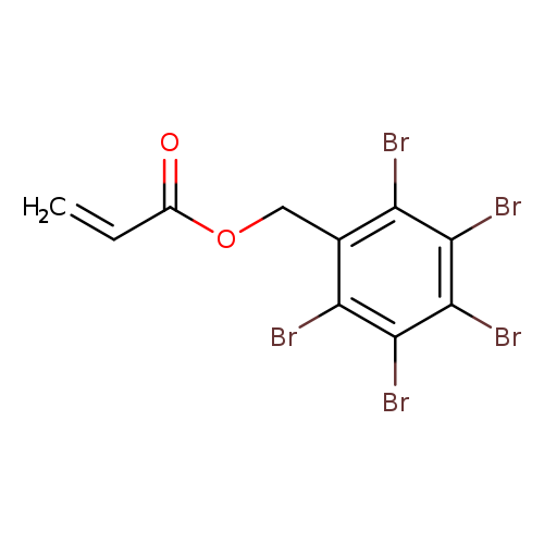 C=CC(=O)OCc1c(Br)c(Br)c(c(c1Br)Br)Br